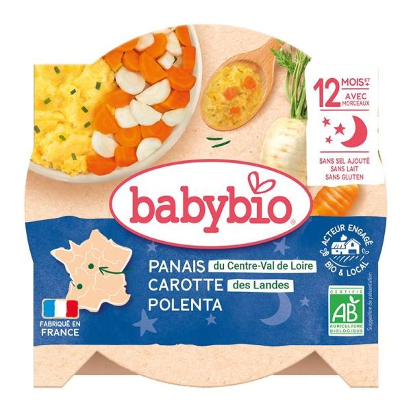 Menus Du Soir Panais du Centre-Val de Loire Carotte des Landes Polenta - Assiette 230g
