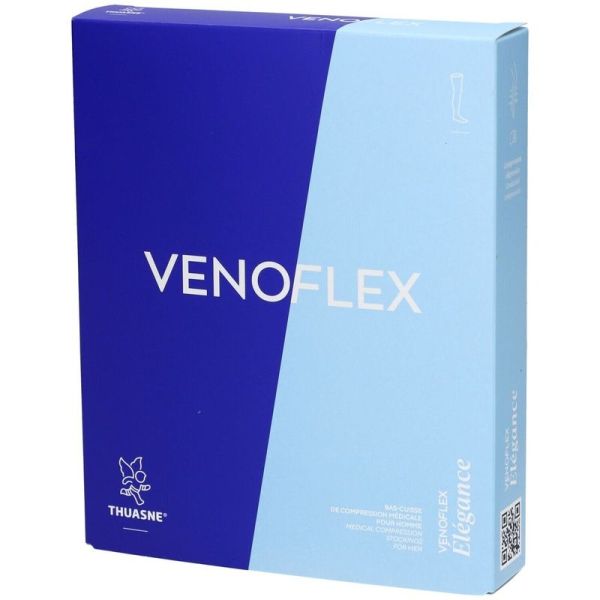 Venoflex Elegance Bas de contention homme - Noir