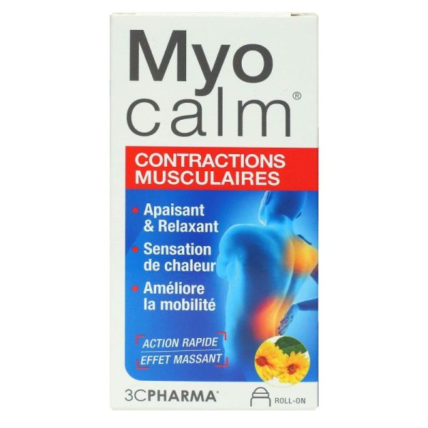 3C Pharma Myocalm Contractions Musculaires Roll-On - 50 ml