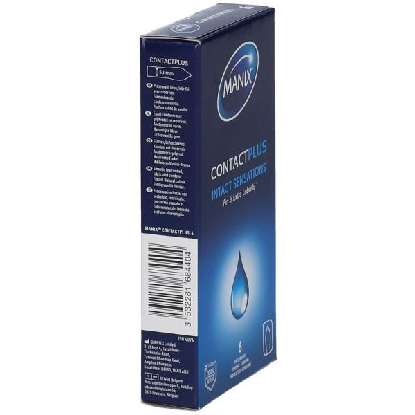 Contact Plus Préservatifs - 6 unités
