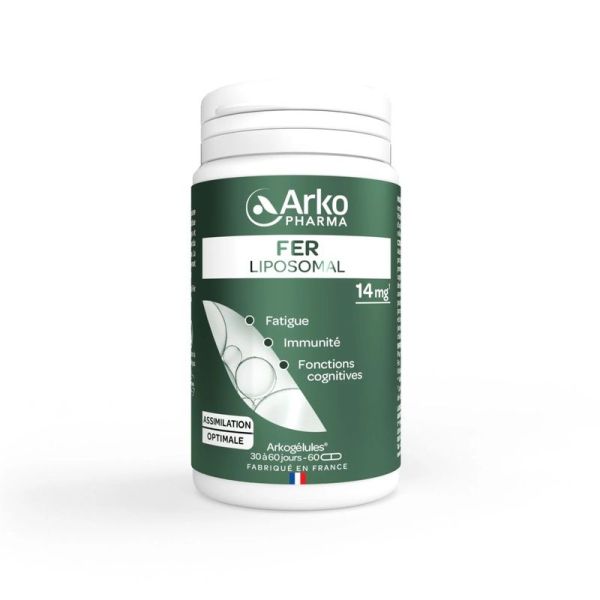 Fer Liposomal ARKOGELULES - 60 gélules