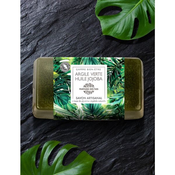 Parfums Des Iles Argile Verte Huile de Jojoba - 100 g