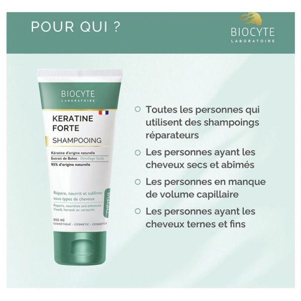 Keratine Forte Shampoing - 200 ml