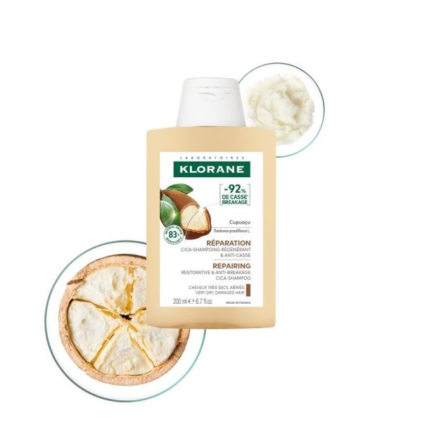 Réparation Cica-Shampoing Régénérant & Anti-Casse au Cupuaçu - 200 ml