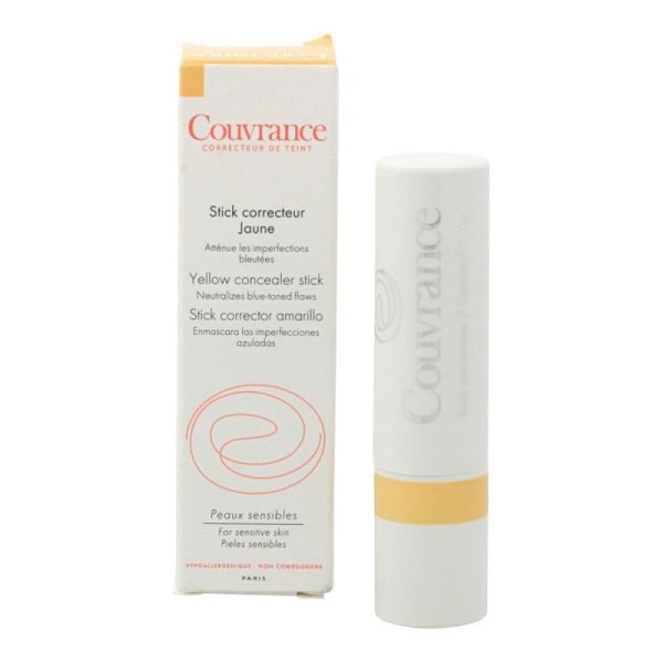 COUVRANCE Stick Correcteur Jaune, 9g