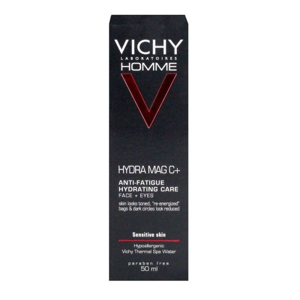 Vichy Homme Hydra Mag C+ Soin Hydratant Anti-Fatigue - 50 ml