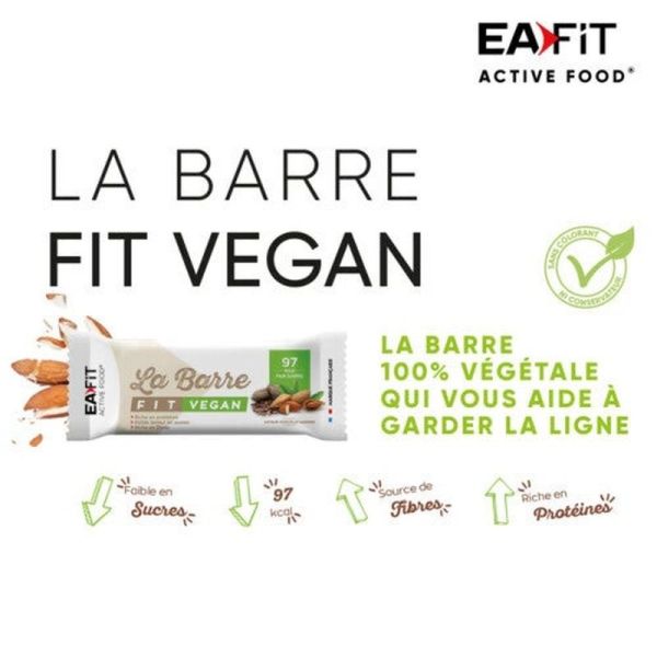 Barre Fit Vegan Chocolat Amande - 28g