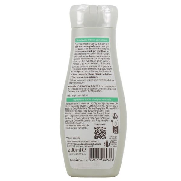 Soin lavant Intime Sécheresse - 200ml
