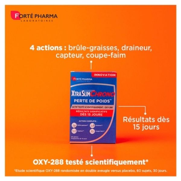XtraSlim Chrono Perte de Poids - 60 gélules