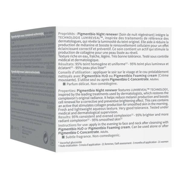 Pigmentbio Night renewer - 50 ml