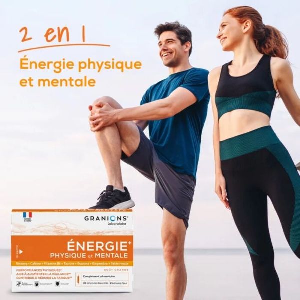 Énergie Physique et Mentale - 30 ampoules