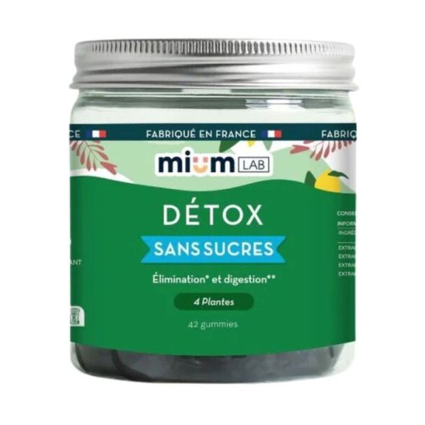 Mium Lab Gummies détox sans sucres - 42 gummies