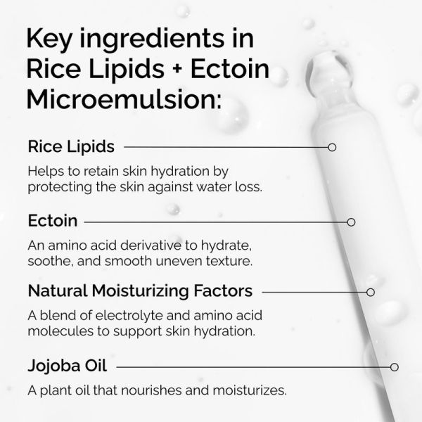 Microémulsion de Lipides de Riz + Ectoïne - 60 ml