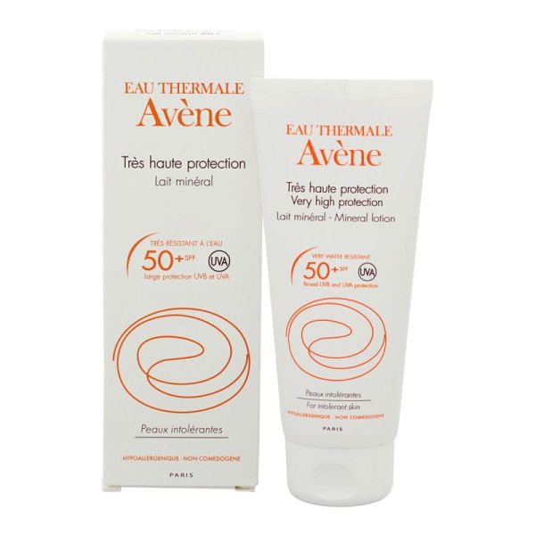 Lait Solaire minéral SPF50+, 100 ml