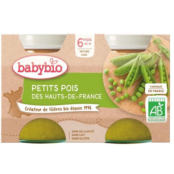 Légumes Petits pois des Hauts-de-France - 2x130g