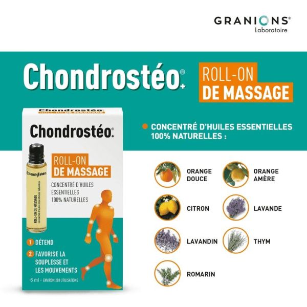 Chondrostéo+ Roll-on de massage - 6 ml