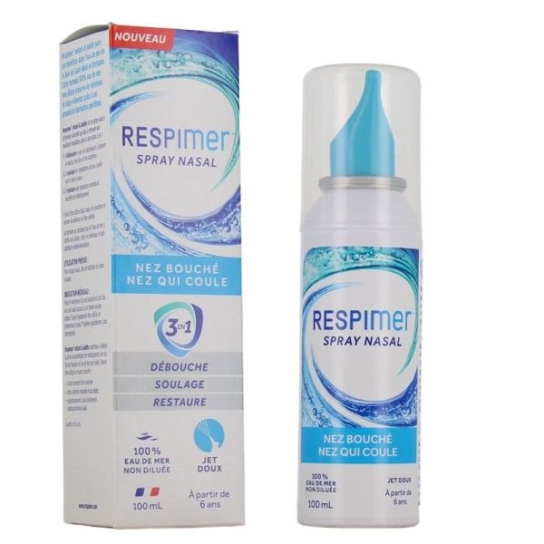 Spray nasal nez bouché nez qui coule - 100 ml