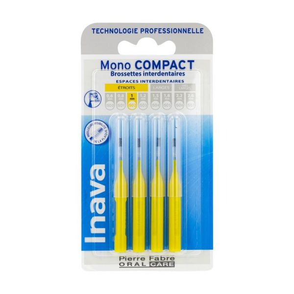 MonoCompact jaune brossette interdentaire
