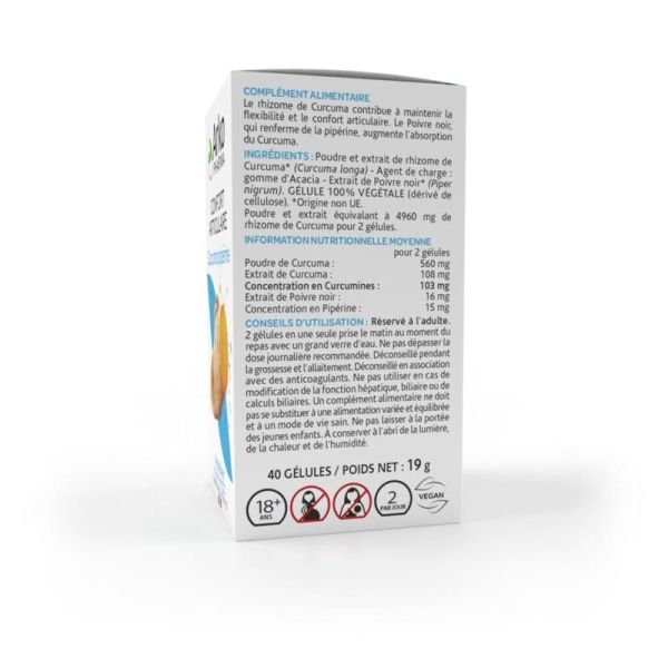 Arkogélules Curcuma Pipérine - 40 gélules