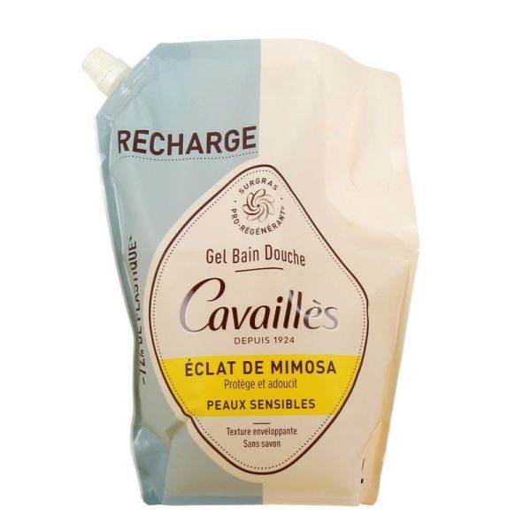 Gel Bain Douche Zeste de Verveine Peaux Sensibles QUOTIDIEN - 1 L