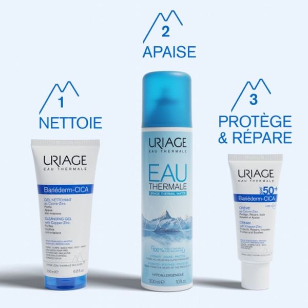 Soins spf BARIÉDERM-CICA Crème SPF50+ au Cuivre-Zinc - 40ml
