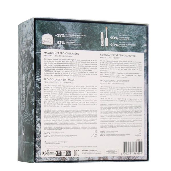 Coffret Noel 2025 Rituel Expert Jeunesse - Masque Lift Pro-Collagène 50 ml, Repulpant Lèvres Hyaluronic 7 ml