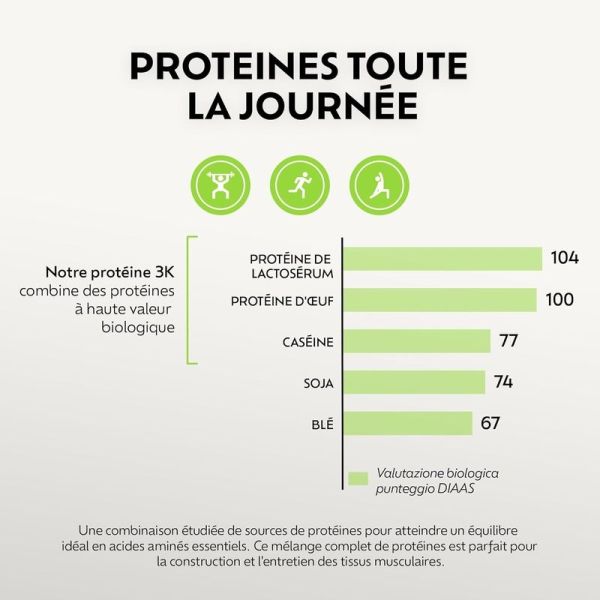 3K Vanillé Whey en poudre - 750g