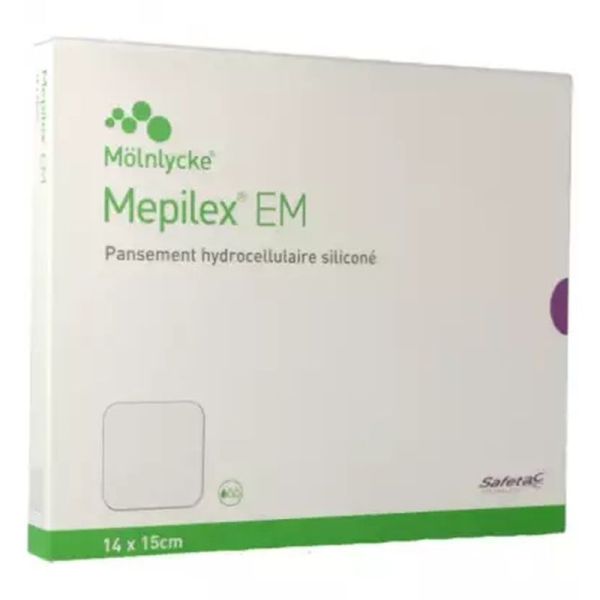 EM pansement hydrocellulaire extra mince - 14x15cm