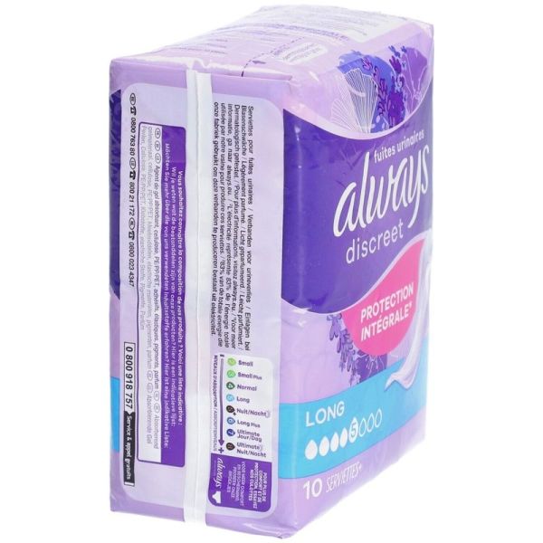 Serviettes Discrètes Long - Protection Intégrale