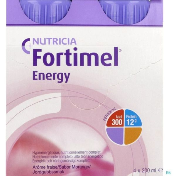 Fortimel Energy Fraise - 4x200ml