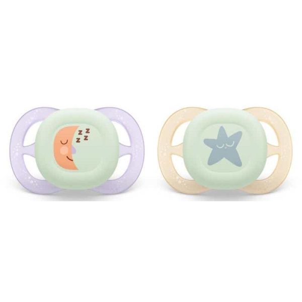 Ultra Star Night Sucettes 0-2M - X2