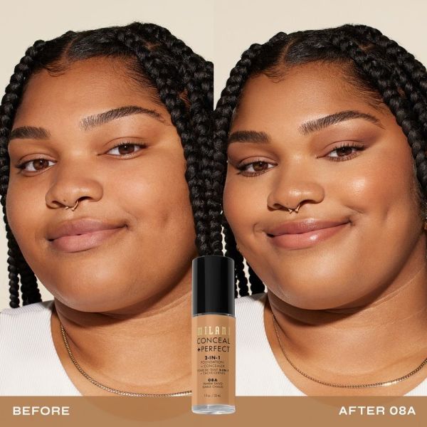Foundation Conceal + Perfect 2-In-1 Foundation + Concealer - 08A Warm Sand