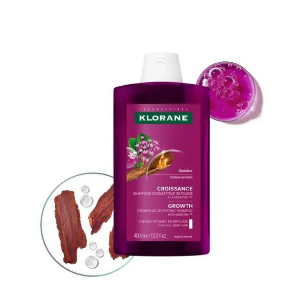 Shampoing accélérateur de pousse à l'adénosine CROISSANCE - 400 ml
