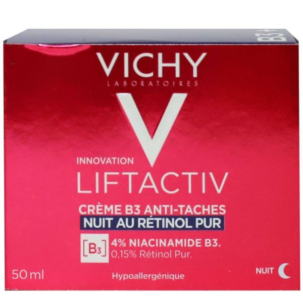 LIFTACTIV Crème de nuit B3 anti-taches au rétinol pur - 50ml