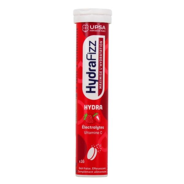 Hydra Sans Sucre Fruits Rouges - 16 comprimés effervescents