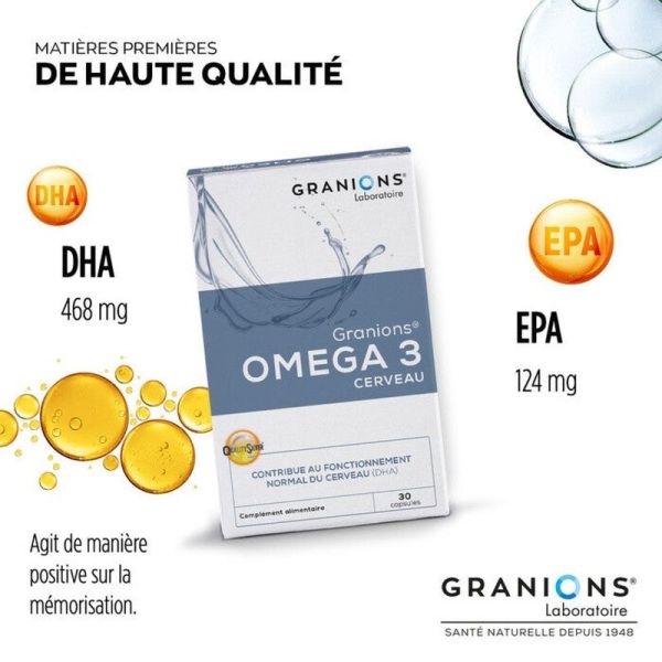 Omega 3 Cerveau - 2 capsules