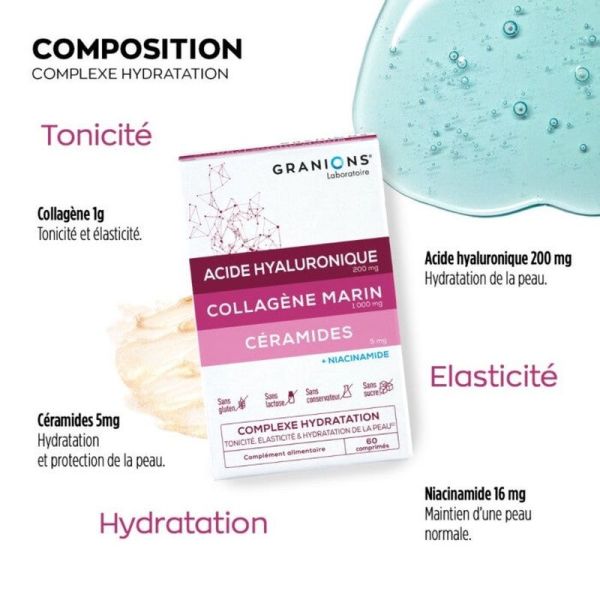 Besoins Complexe Hydratation - 60 comprimés