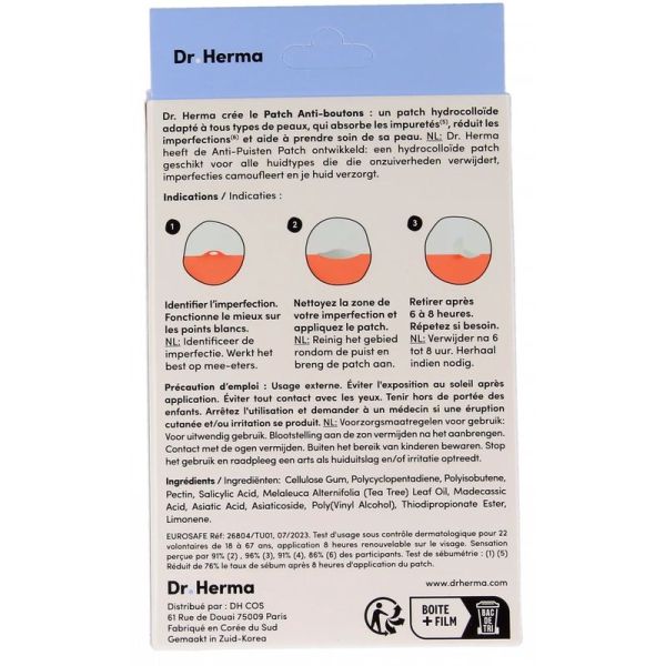 Patch Anti-Bouton - Petit, 24 patchs