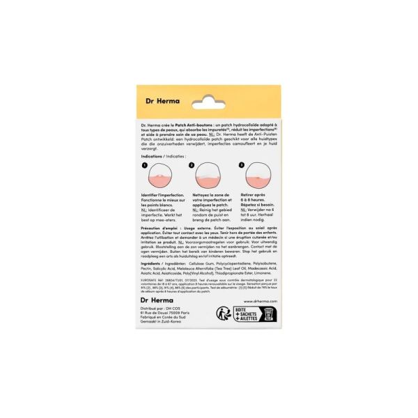 Patch anti boutons format Large - 10 patchs