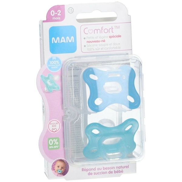 Comfort Sucette symétrique - 0-2 mois