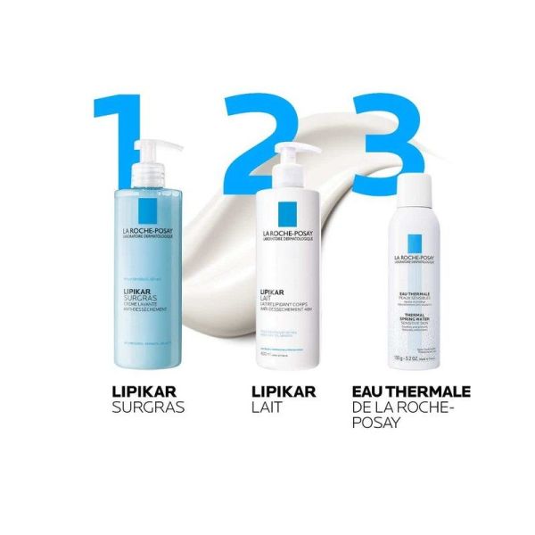 Lipikar Surgras Crème Lavante Anti-Dessèchement - 750ml