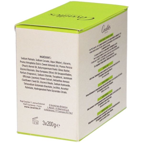 Savon Surgras Oranger Jasmin - 3 savons de 200 g
