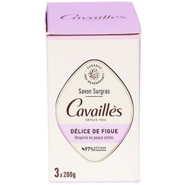 Savon Surgras Délice de Figue - 3 x 200 g