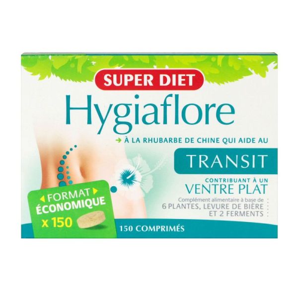 Super Diet Hygiaflore Transit - 150 Comprimés