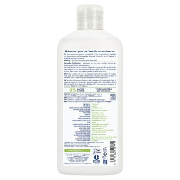 Shampoing Protecteur Papoo Lavande Bio KIDS - 250 ml