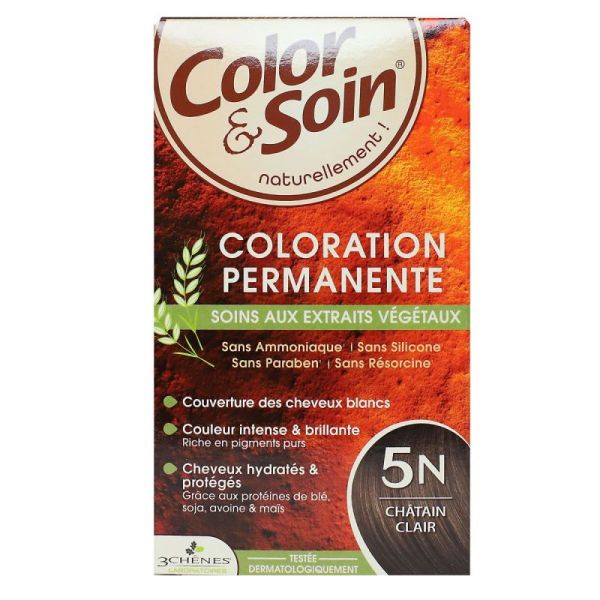 Color & Soin Coloration Châtain Clair 5N