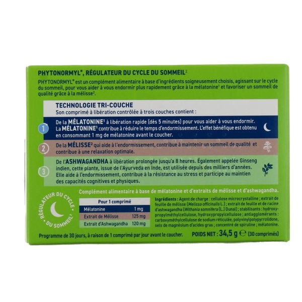 Phytonormyl Régulateur Cycle du Sommeil - 30 comprimés