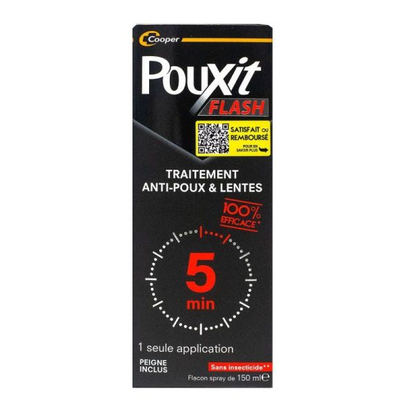 Pouxit Flash Traitement anti-poux et lentes - 200ml