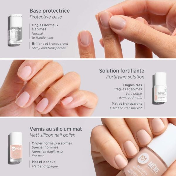 Vernis au silicium Mat - spécial hommes - 10 ml