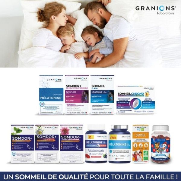 Sommeil Chrono - GABA, Mélatonine & Passiflore - 30 comprimés